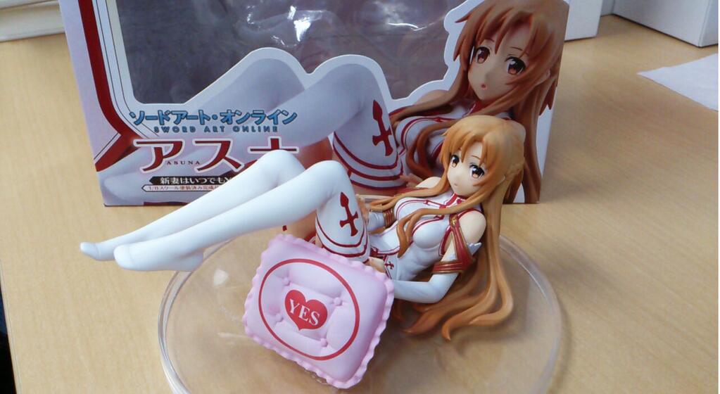 Sword Art Online - Asuna - 1/8 - Niizuma wa itsudemo YES-makura ver. (Chara-Ani, Toy's Works)