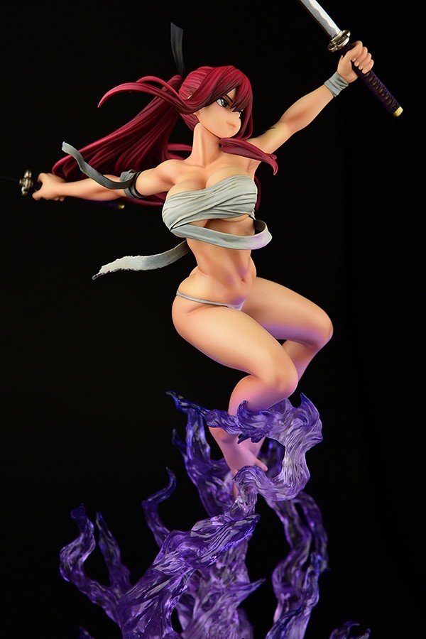 Fairy Tail - Erza Scarlet - 1/6 - Samurai Light Flame Manjo ver. Jet Black (Orca Toys) photo 4