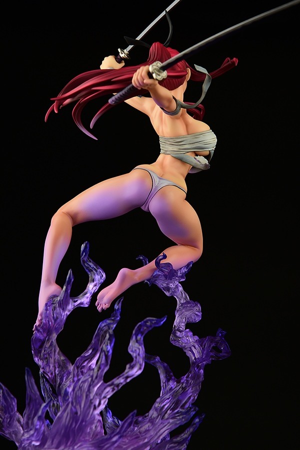 Fairy Tail - Erza Scarlet - 1/6 - Samurai Light Flame Manjo ver. Jet Black (Orca Toys) photo 6