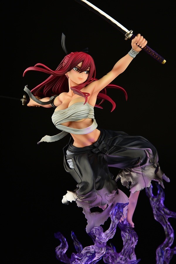 Fairy Tail - Erza Scarlet - 1/6 - Samurai Light Flame Manjo ver. Jet Black (Orca Toys) photo 8