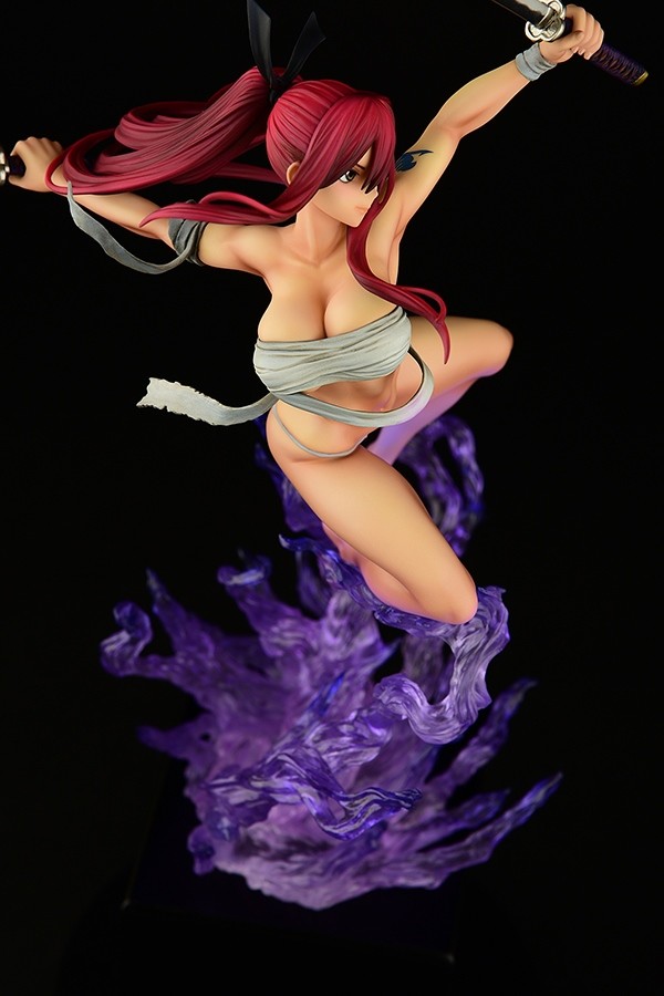 Fairy Tail - Erza Scarlet - 1/6 - Samurai Light Flame Manjo ver. Jet Black (Orca Toys) photo 11