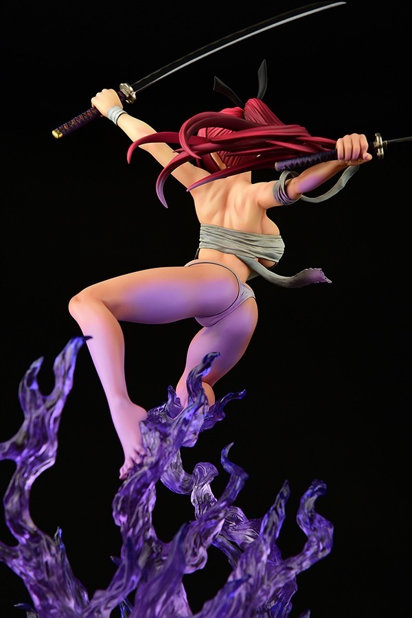 Fairy Tail - Erza Scarlet - 1/6 - Samurai Light Flame Manjo ver. Jet Black (Orca Toys) photo 12