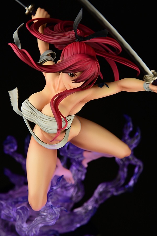 Fairy Tail - Erza Scarlet - 1/6 - Samurai Light Flame Manjo ver. Jet Black (Orca Toys) photo 13