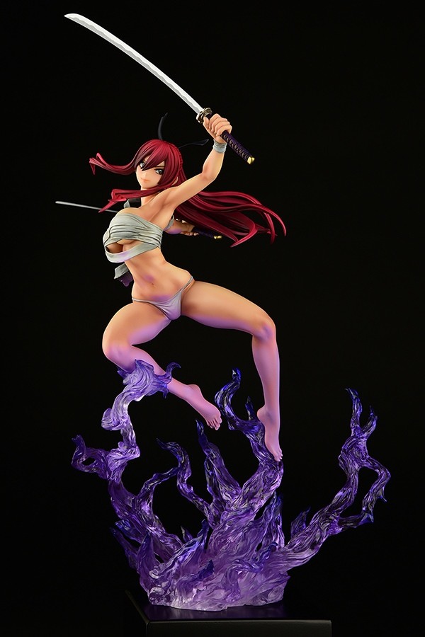 Fairy Tail - Erza Scarlet - 1/6 - Samurai Light Flame Manjo ver. Jet Black (Orca Toys) photo 14