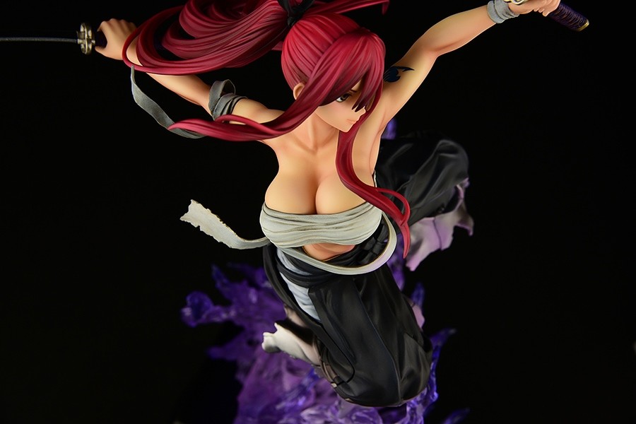 Fairy Tail - Erza Scarlet - 1/6 - Samurai Light Flame Manjo ver. Jet Black (Orca Toys) photo 16