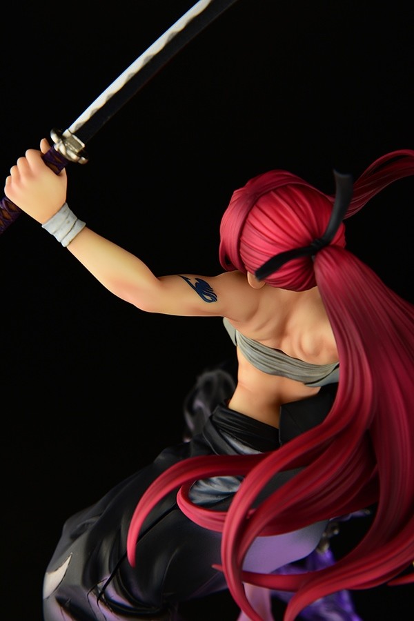 Fairy Tail - Erza Scarlet - 1/6 - Samurai Light Flame Manjo ver. Jet Black (Orca Toys) photo 18