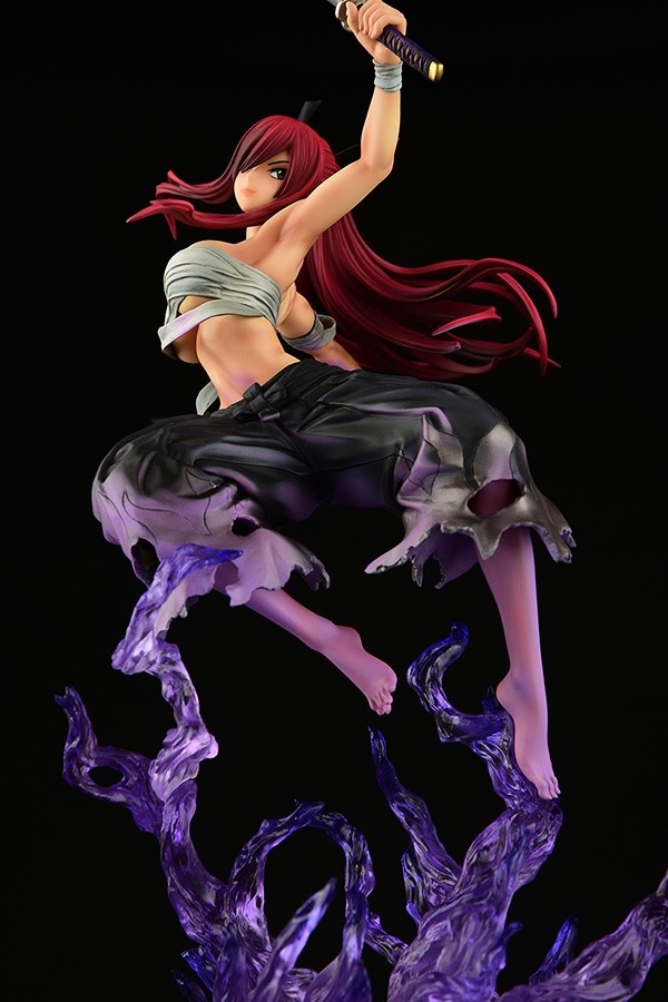 Fairy Tail - Erza Scarlet - 1/6 - Samurai Light Flame Manjo ver. Jet Black (Orca Toys) photo 20