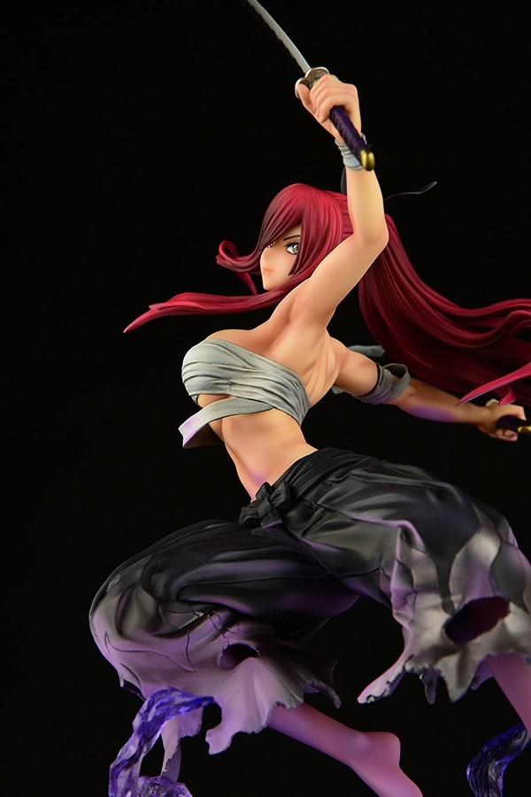 Fairy Tail - Erza Scarlet - 1/6 - Samurai Light Flame Manjo ver. Jet Black (Orca Toys) photo 24