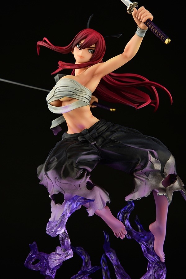 Fairy Tail - Erza Scarlet - 1/6 - Samurai Light Flame Manjo ver. Jet Black (Orca Toys) photo 25
