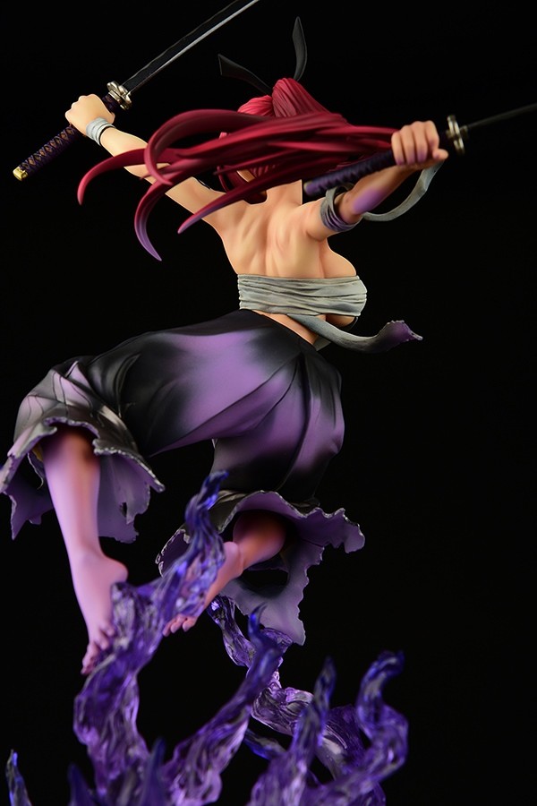 Fairy Tail - Erza Scarlet - 1/6 - Samurai Light Flame Manjo ver. Jet Black (Orca Toys) photo 26
