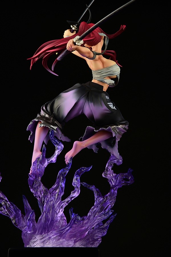 Fairy Tail - Erza Scarlet - 1/6 - Samurai Light Flame Manjo ver. Jet Black (Orca Toys) photo 27