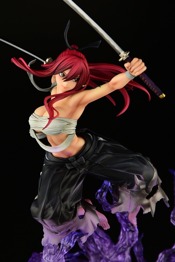 Fairy Tail - Erza Scarlet - 1/6 - Samurai Light Flame Manjo ver. Jet Black (Orca Toys) photo 29