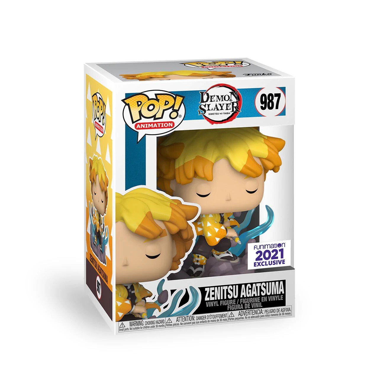 Kimetsu no Yaiba - Agatsuma Zenitsu - POP! Animation (987) - POP! Vinyl (Crunchyroll, Funko Toys) photo 2