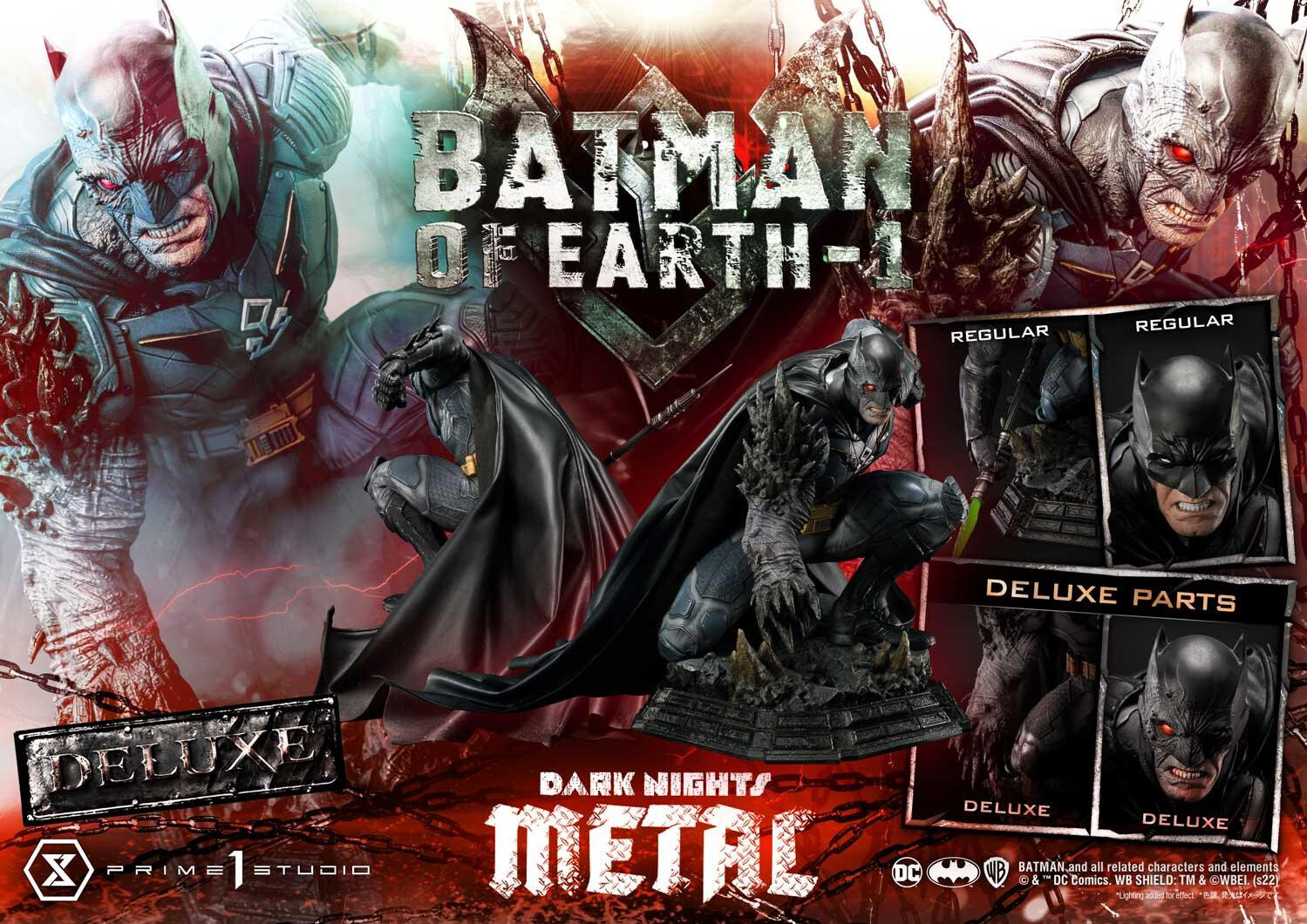 Dark Nights: Metal - Batman - Museum Masterline Series (MMDCMT-12DX) - 1/3 - Batman of Earth-1, DX Version (Prime 1 Studio) photo 6