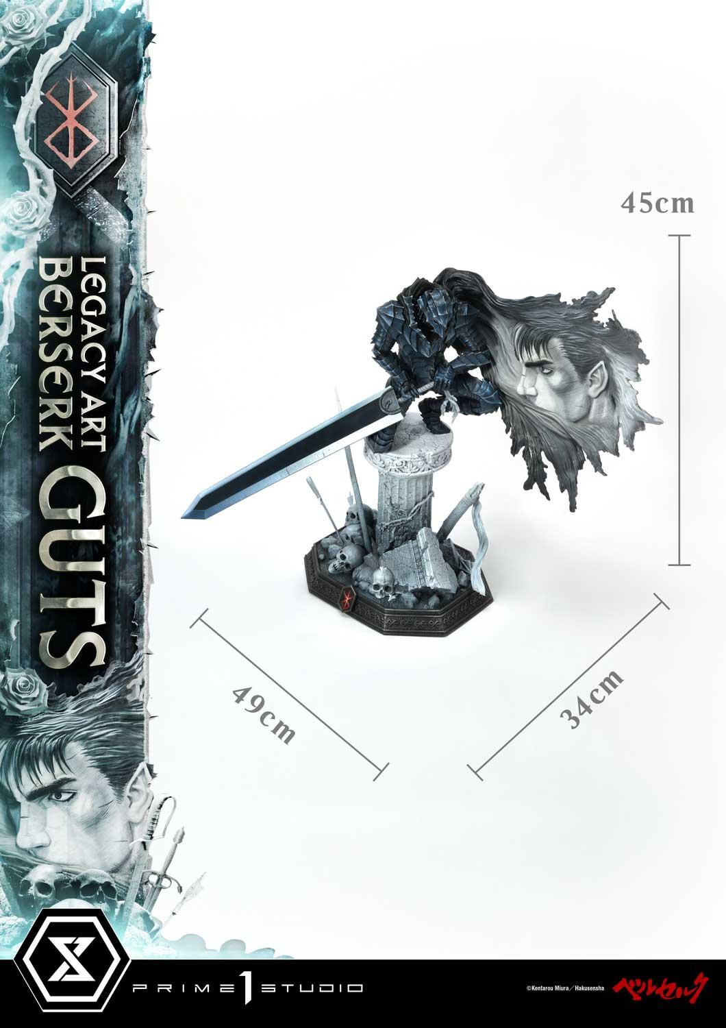 Berserk - Guts - Legacy Art Collection  (LABR-01S) - 1/6 - Bonus Version (Prime 1 Studio) photo 19