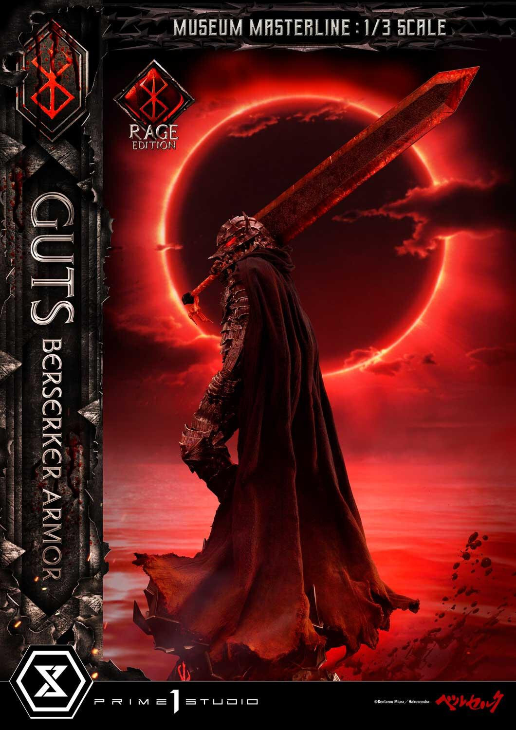 Berserk - Guts - Museum Masterline Series  (MMBR-03) - 1/3 - Berserker Armor, Rage Edition (Prime 1 Studio) photo 37