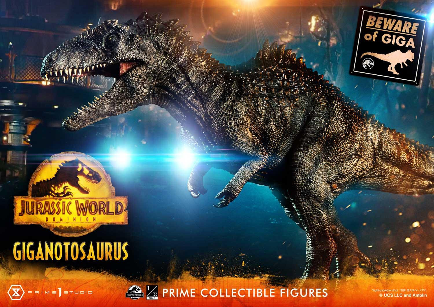 Jurassic World: Dominion - Giganotosaurus - Prime Collectible Figures  (PCFJW-07) - 1/38 (Prime 1 Studio) photo 19