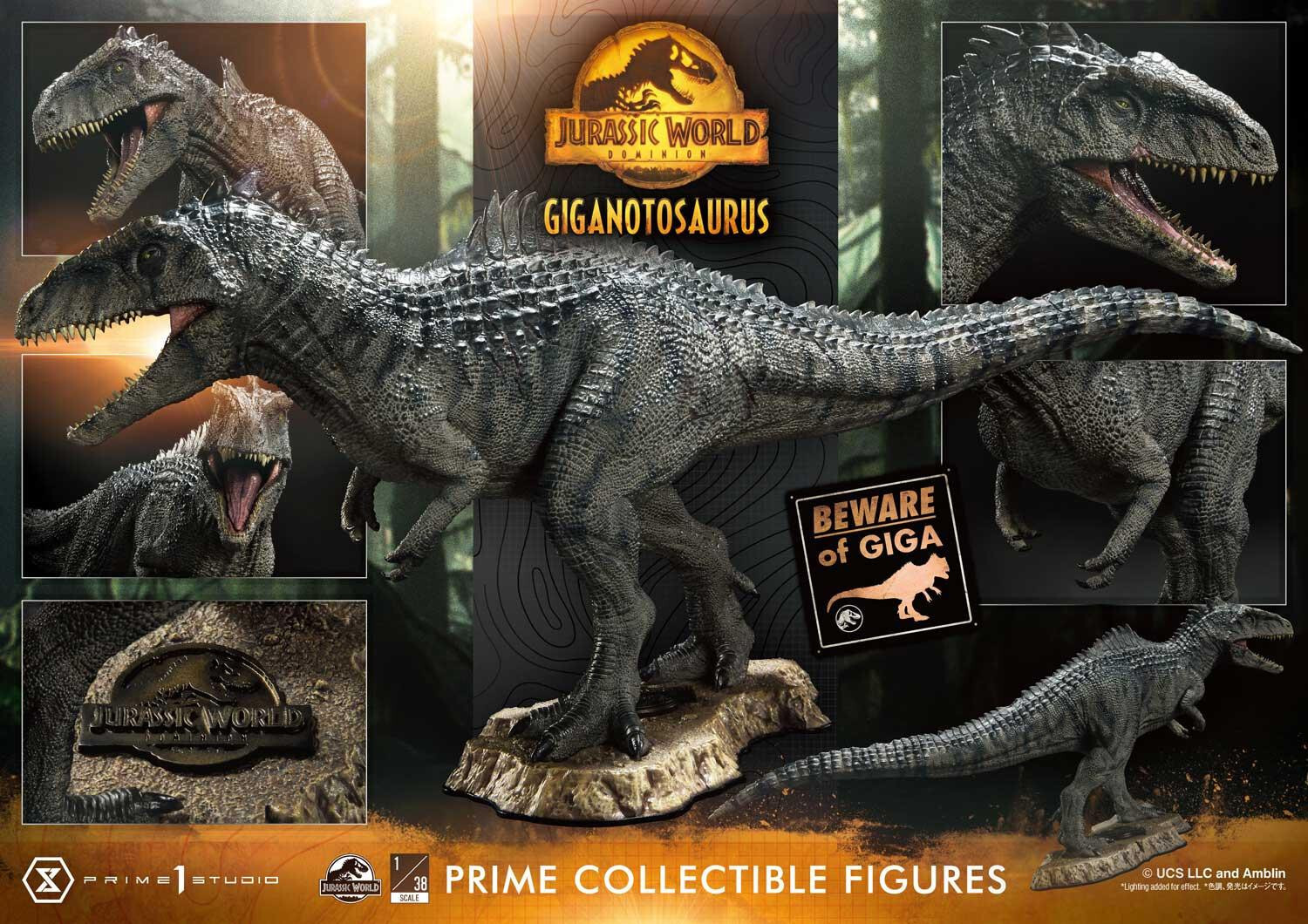 Jurassic World: Dominion - Giganotosaurus - Prime Collectible Figures  (PCFJW-07) - 1/38 (Prime 1 Studio) photo 33