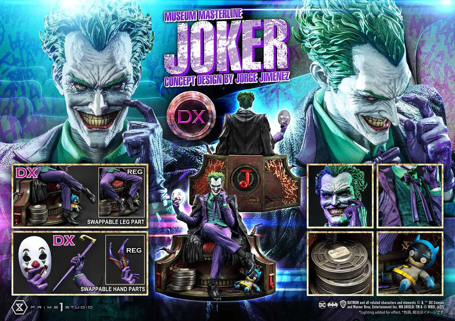 Batman - Joker - Museum Masterline Series  (MMDC-55DXS) - 1/3 - DX Bonus Version (Prime 1 Studio) photo 26
