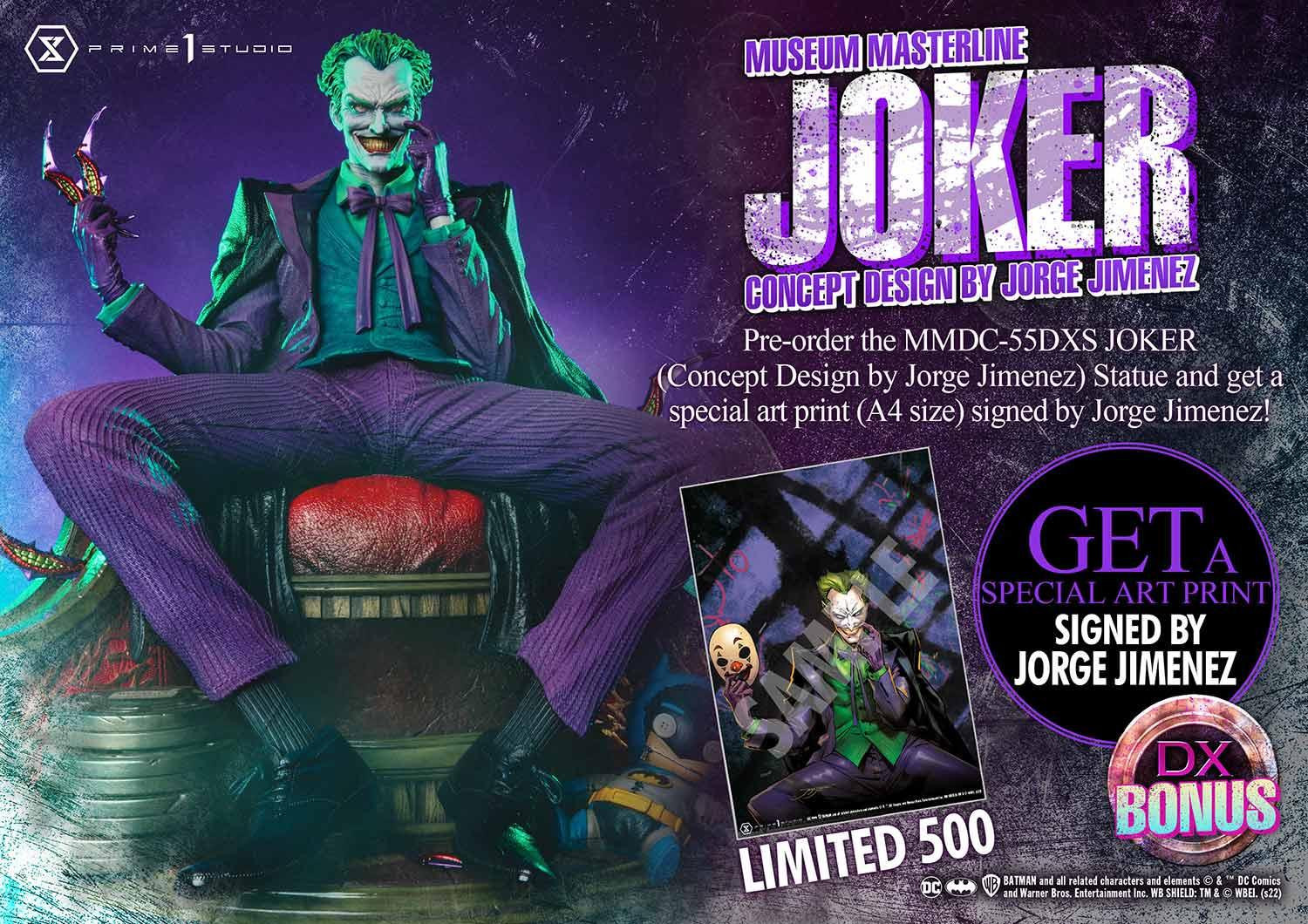 Batman - Joker - Museum Masterline Series  (MMDC-55DXS) - 1/3 - DX Bonus Version (Prime 1 Studio) photo 33