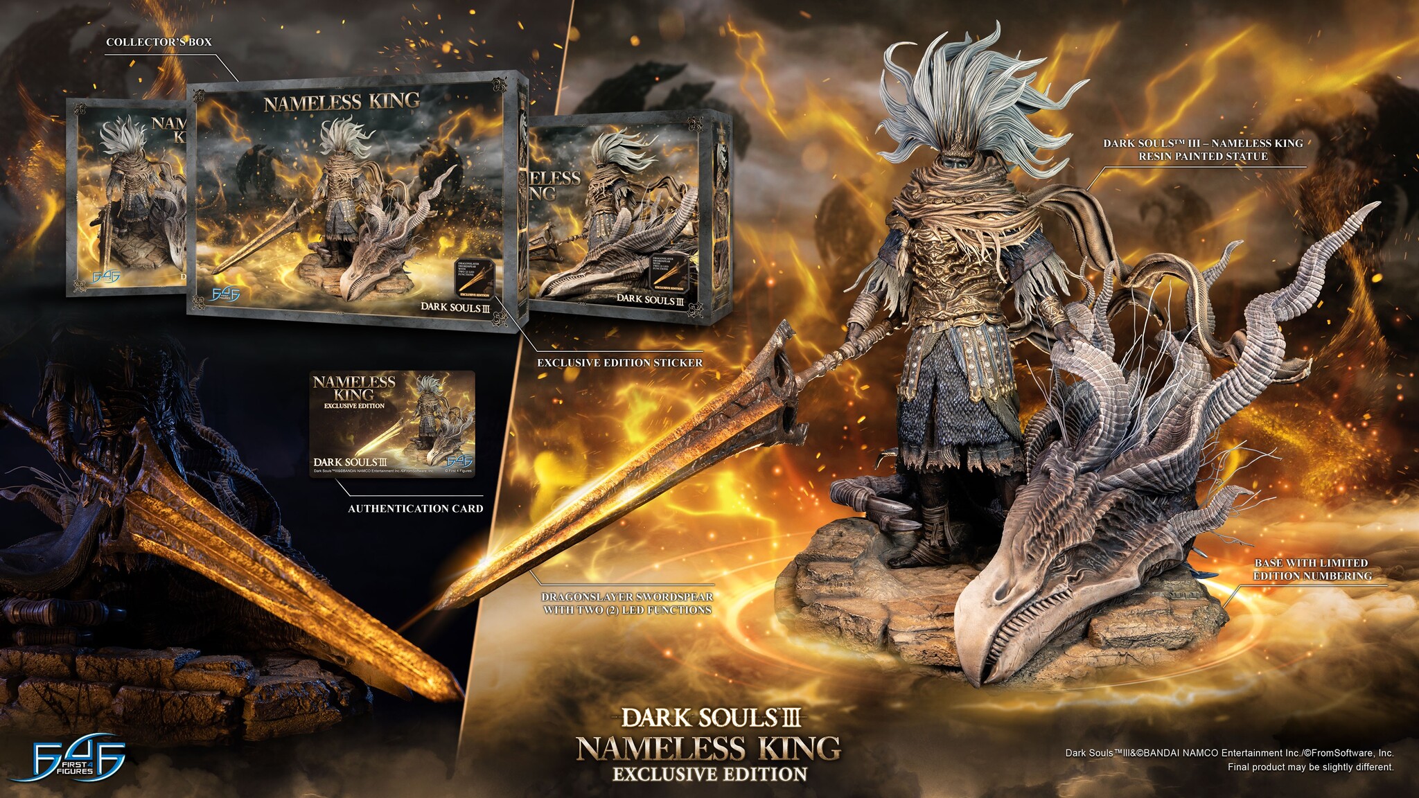 Dark Souls III - Mumei no Ou - Exclusive Edition (First 4 Figures) photo 13