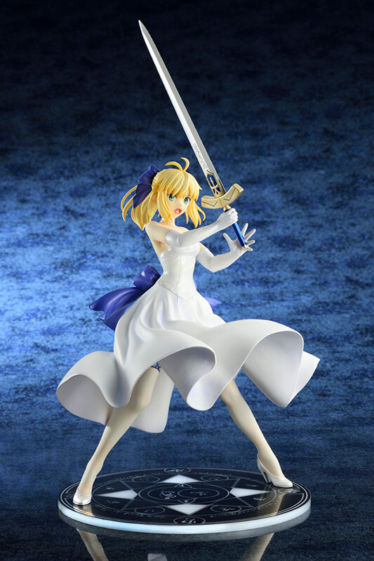 Fate/Stay Night Unlimited Blade Works - Altria Pendragon - 1/8 - Saber, Shiro Dress Ver., Renewal Ver. (Bell Fine)