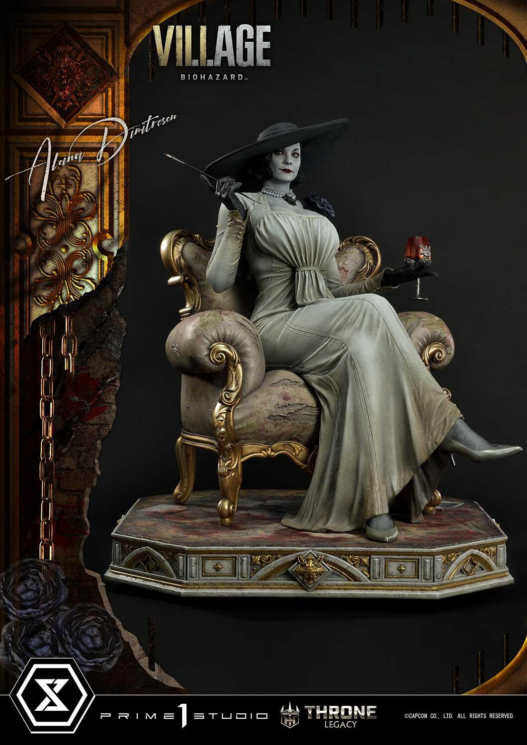 Biohazard Village - Alcina Dimitrescu - Throne Legacy  (TLCRE-01DX) - 1/4 - DX Version (Prime 1 Studio) photo 6