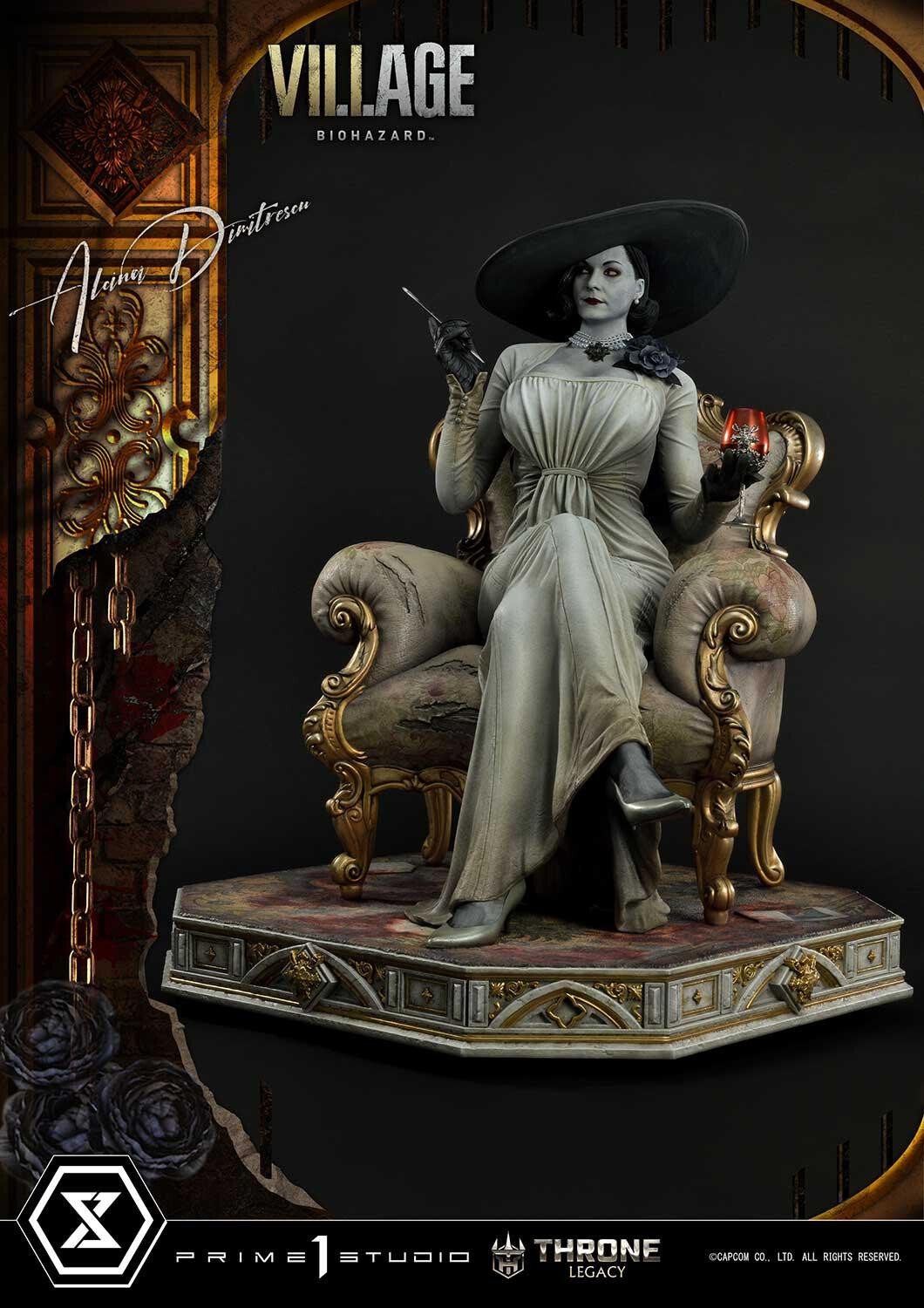 Biohazard Village - Alcina Dimitrescu - Throne Legacy  (TLCRE-01DX) - 1/4 - DX Version (Prime 1 Studio) photo 8