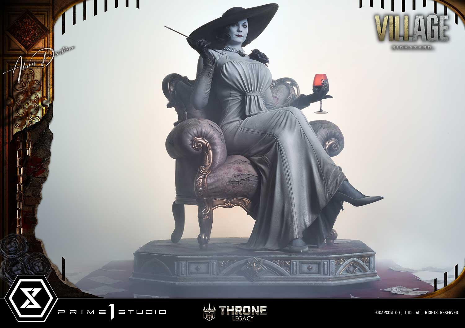 Biohazard Village - Alcina Dimitrescu - Throne Legacy  (TLCRE-01DX) - 1/4 - DX Version (Prime 1 Studio) photo 26