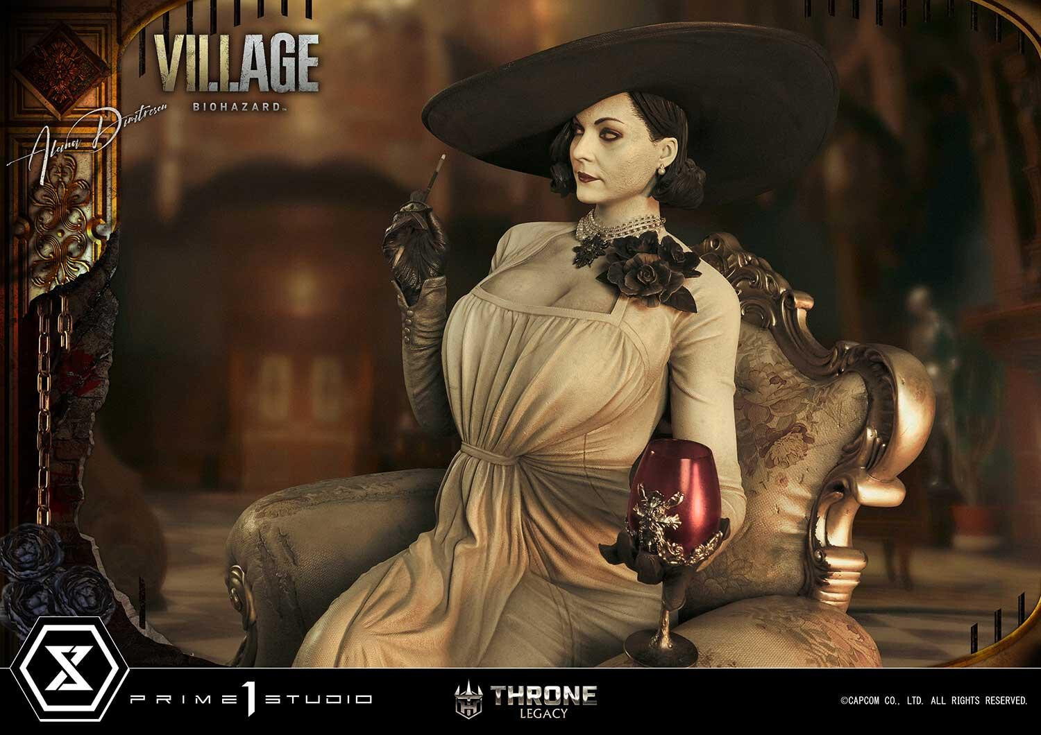Biohazard Village - Alcina Dimitrescu - Throne Legacy  (TLCRE-01DX) - 1/4 - DX Version (Prime 1 Studio) photo 28