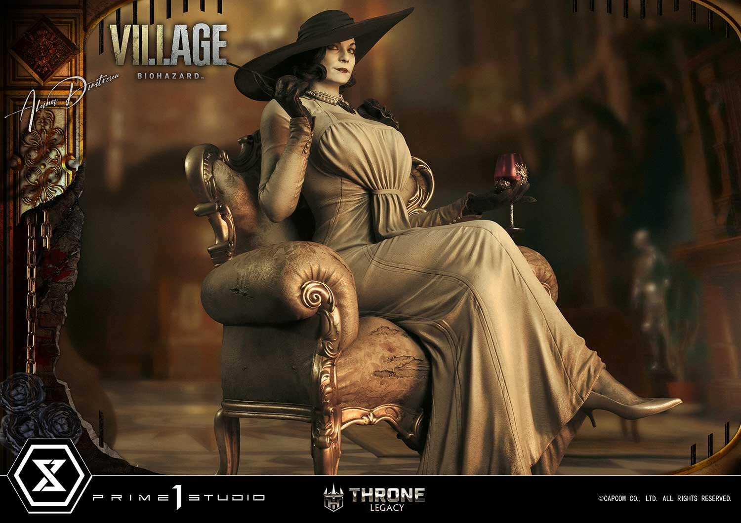 Biohazard Village - Alcina Dimitrescu - Throne Legacy  (TLCRE-01DX) - 1/4 - DX Version (Prime 1 Studio) photo 46