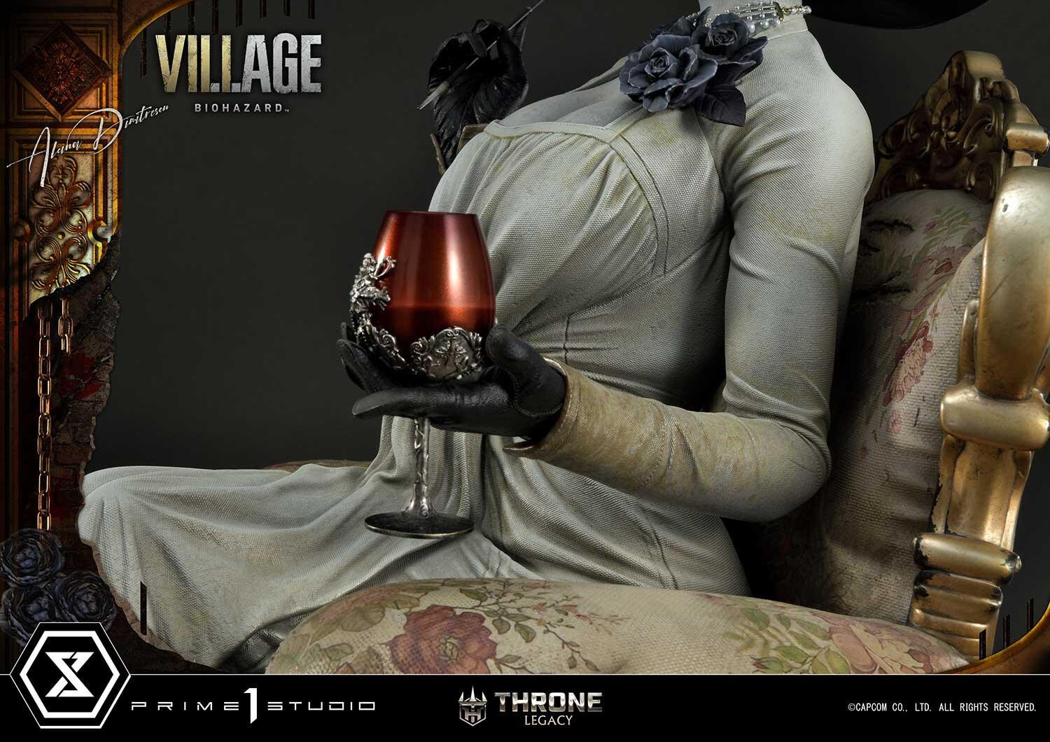 Biohazard Village - Alcina Dimitrescu - Throne Legacy  (TLCRE-01DX) - 1/4 - DX Version (Prime 1 Studio) photo 58