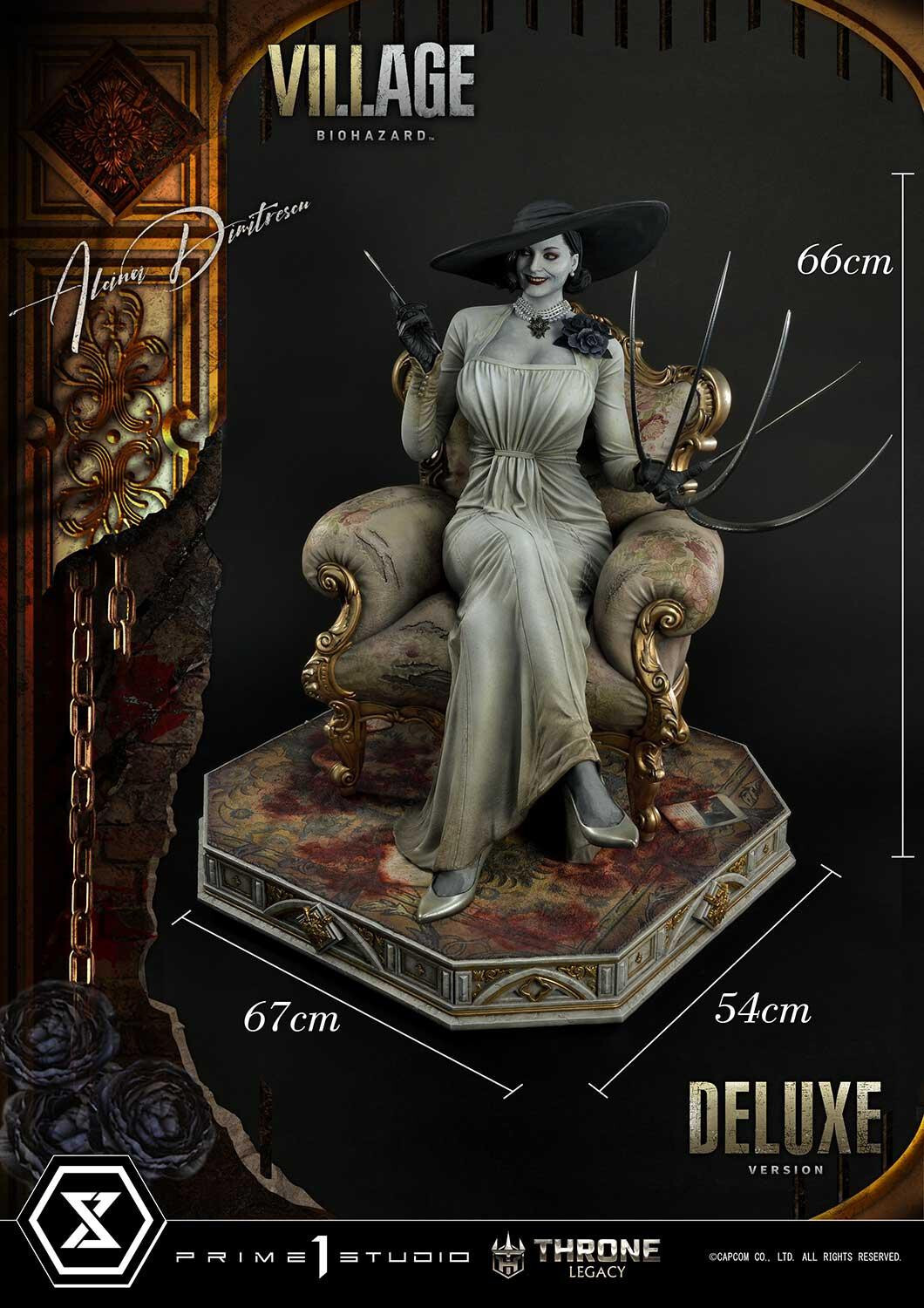 Biohazard Village - Alcina Dimitrescu - Throne Legacy  (TLCRE-01DX) - 1/4 - DX Version (Prime 1 Studio) photo 70
