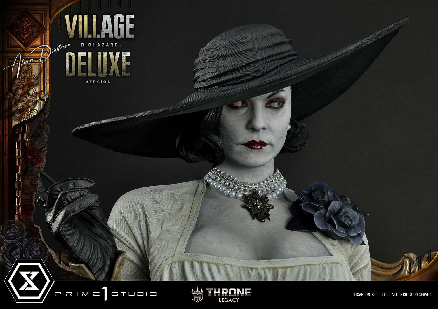 Biohazard Village - Alcina Dimitrescu - Throne Legacy  (TLCRE-01DX) - 1/4 - DX Version (Prime 1 Studio) photo 82