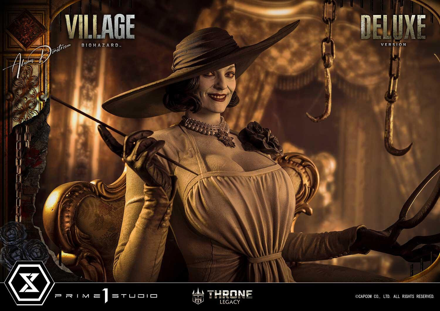 Biohazard Village - Alcina Dimitrescu - Throne Legacy  (TLCRE-01DX) - 1/4 - DX Version (Prime 1 Studio) photo 86