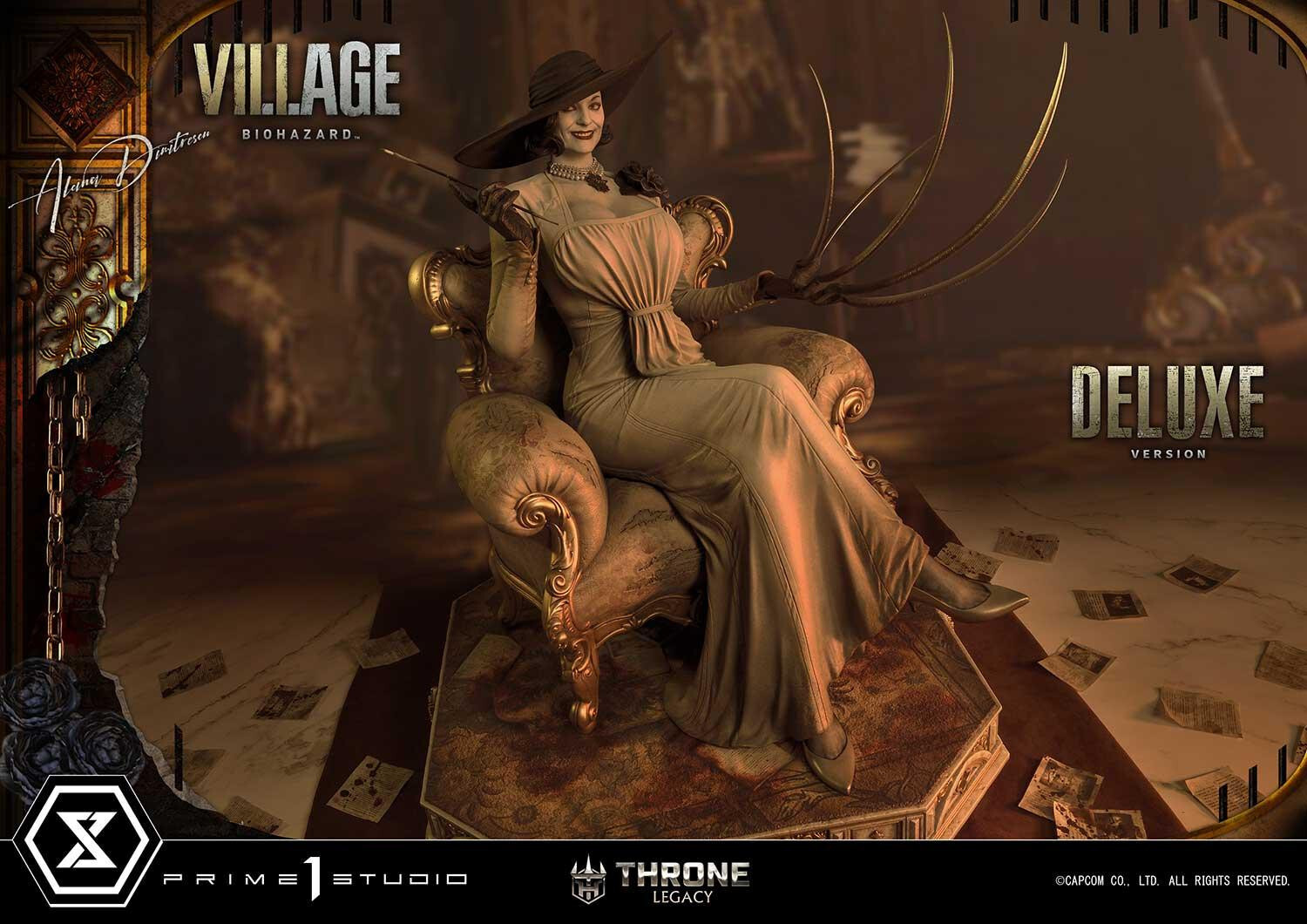 Biohazard Village - Alcina Dimitrescu - Throne Legacy  (TLCRE-01DX) - 1/4 - DX Version (Prime 1 Studio) photo 89