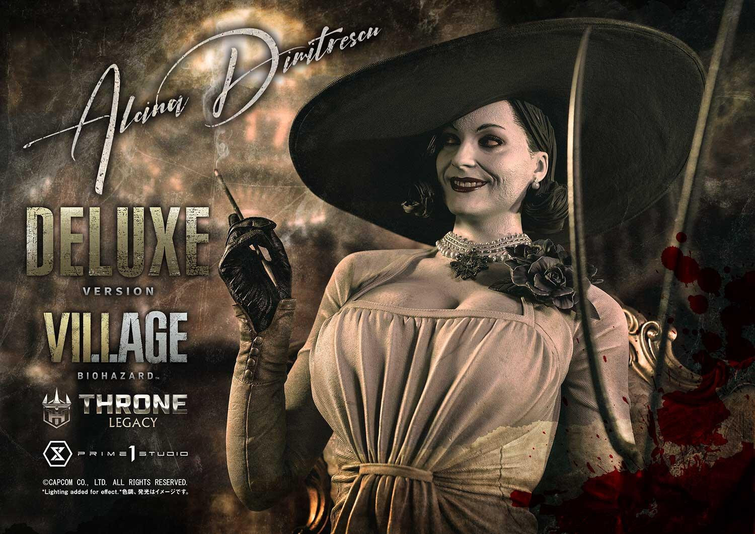 Biohazard Village - Alcina Dimitrescu - Throne Legacy  (TLCRE-01DX) - 1/4 - DX Version (Prime 1 Studio) photo 91