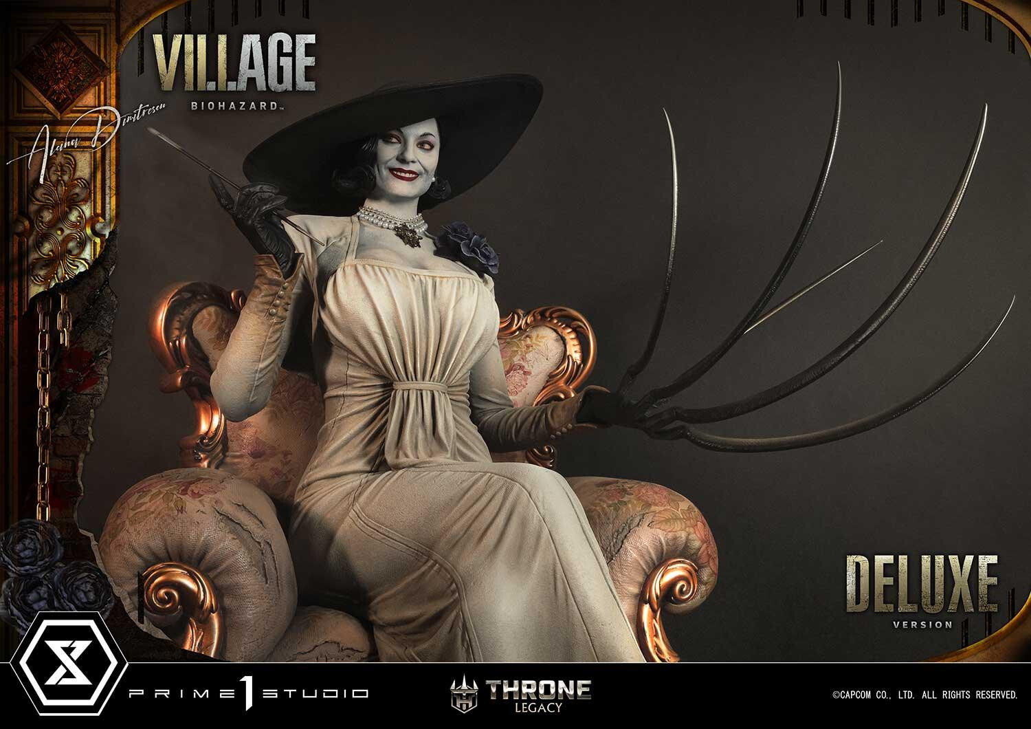 Biohazard Village - Alcina Dimitrescu - Throne Legacy  (TLCRE-01DX) - 1/4 - DX Version (Prime 1 Studio) photo 99