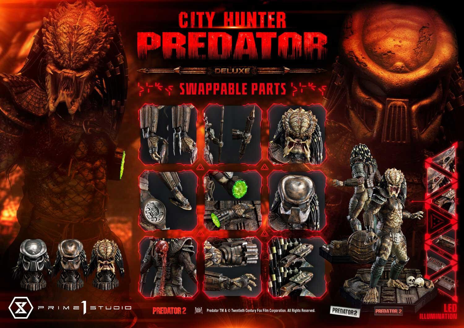 Predator 2 - City Hunter - Museum Masterline Series (MMPR-02DX) - 1/3 - DX Version (Prime 1 Studio) photo 40