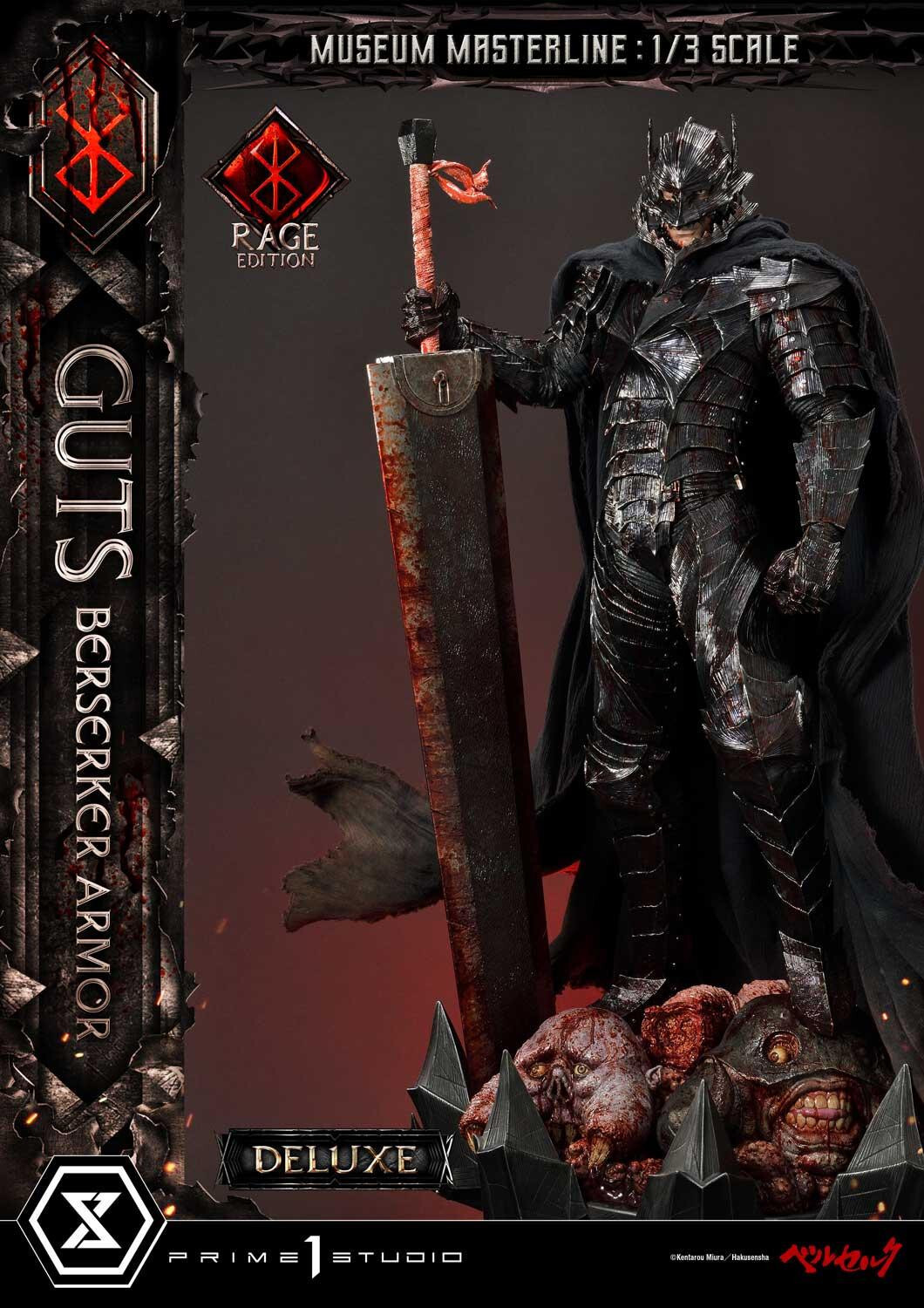 Berserk - Guts - Museum Masterline Series (MMBR-03DXS) - 1/3 - Berserker Armor, Rage Edition, DX Bonus Version (Prime 1 Studio) photo 7