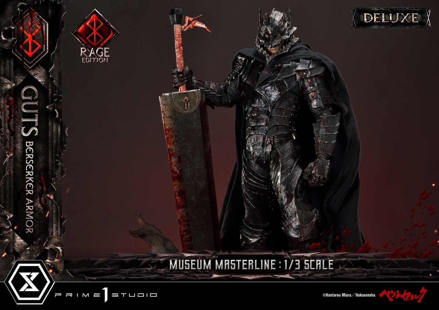 Berserk - Guts - Museum Masterline Series (MMBR-03DXS) - 1/3 - Berserker Armor, Rage Edition, DX Bonus Version (Prime 1 Studio) photo 9
