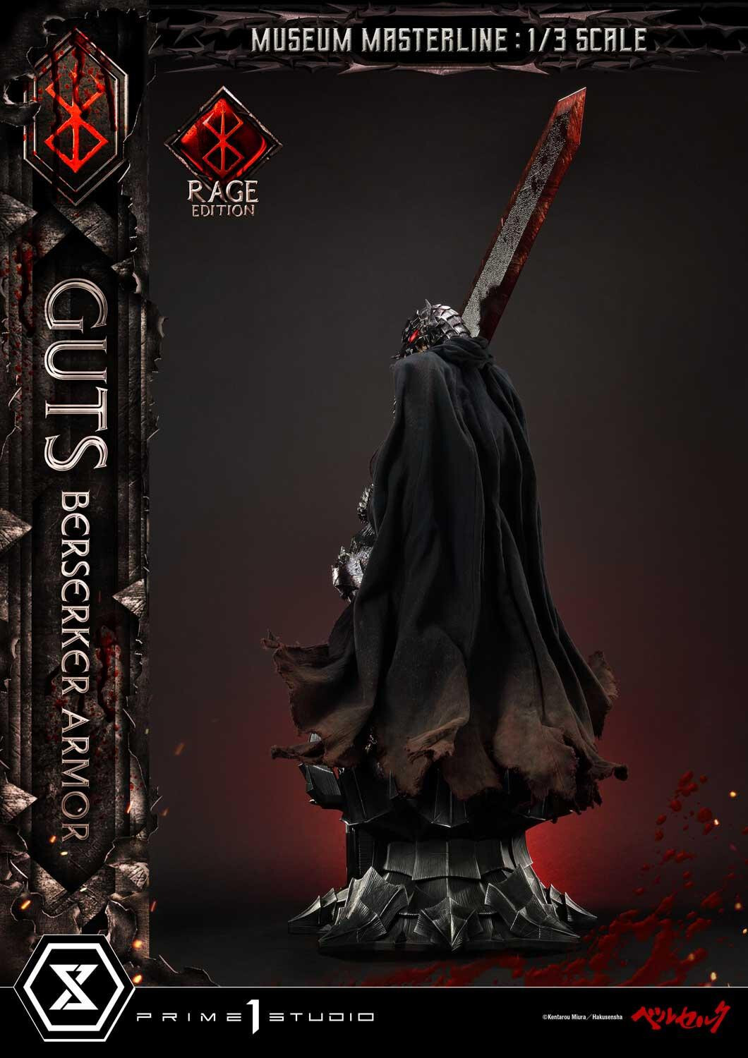 Berserk - Guts - Museum Masterline Series (MMBR-03DXS) - 1/3 - Berserker Armor, Rage Edition, DX Bonus Version (Prime 1 Studio) photo 34