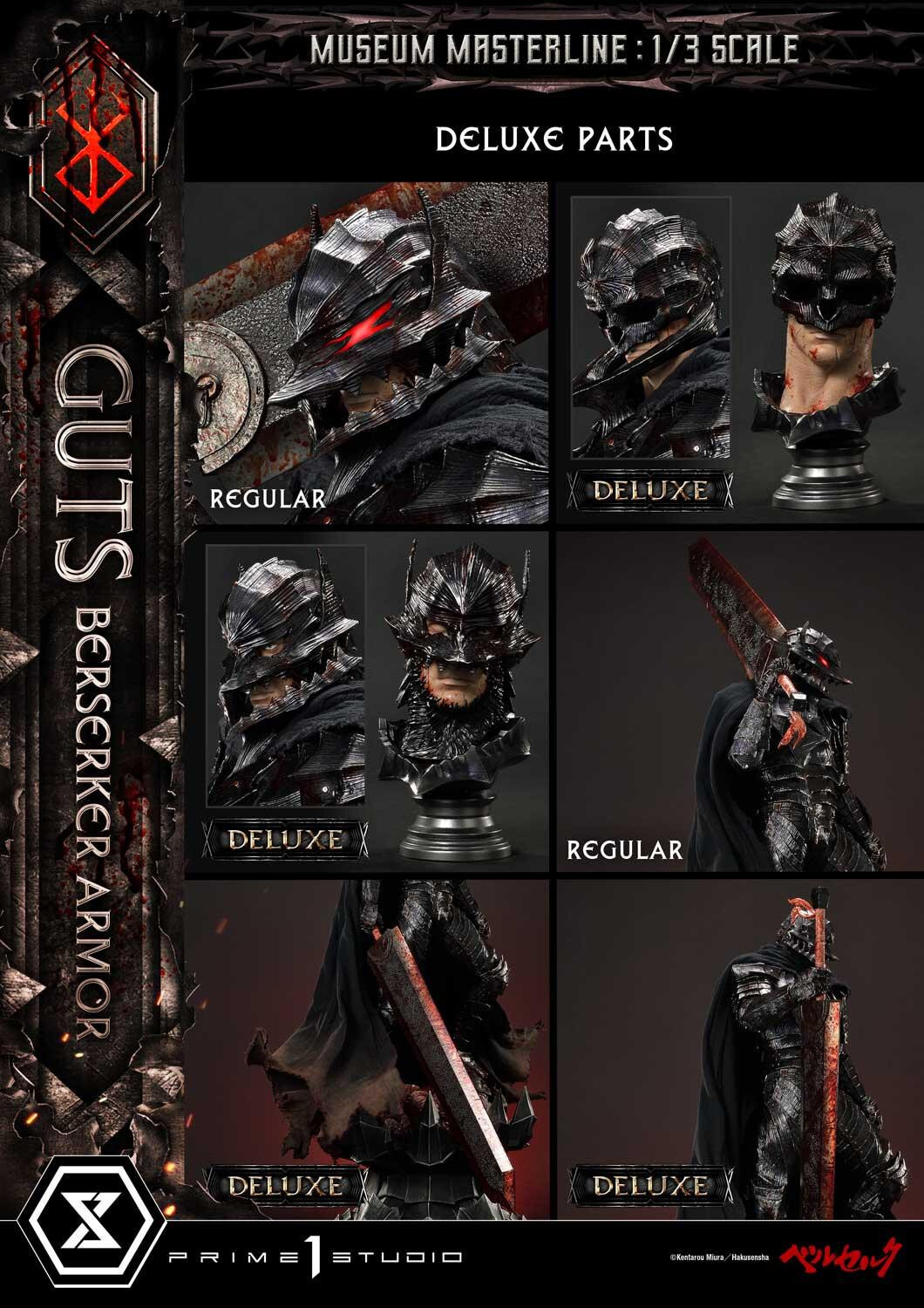 Berserk - Guts - Museum Masterline Series (MMBR-03DXS) - 1/3 - Berserker Armor, Rage Edition, DX Bonus Version (Prime 1 Studio) photo 41