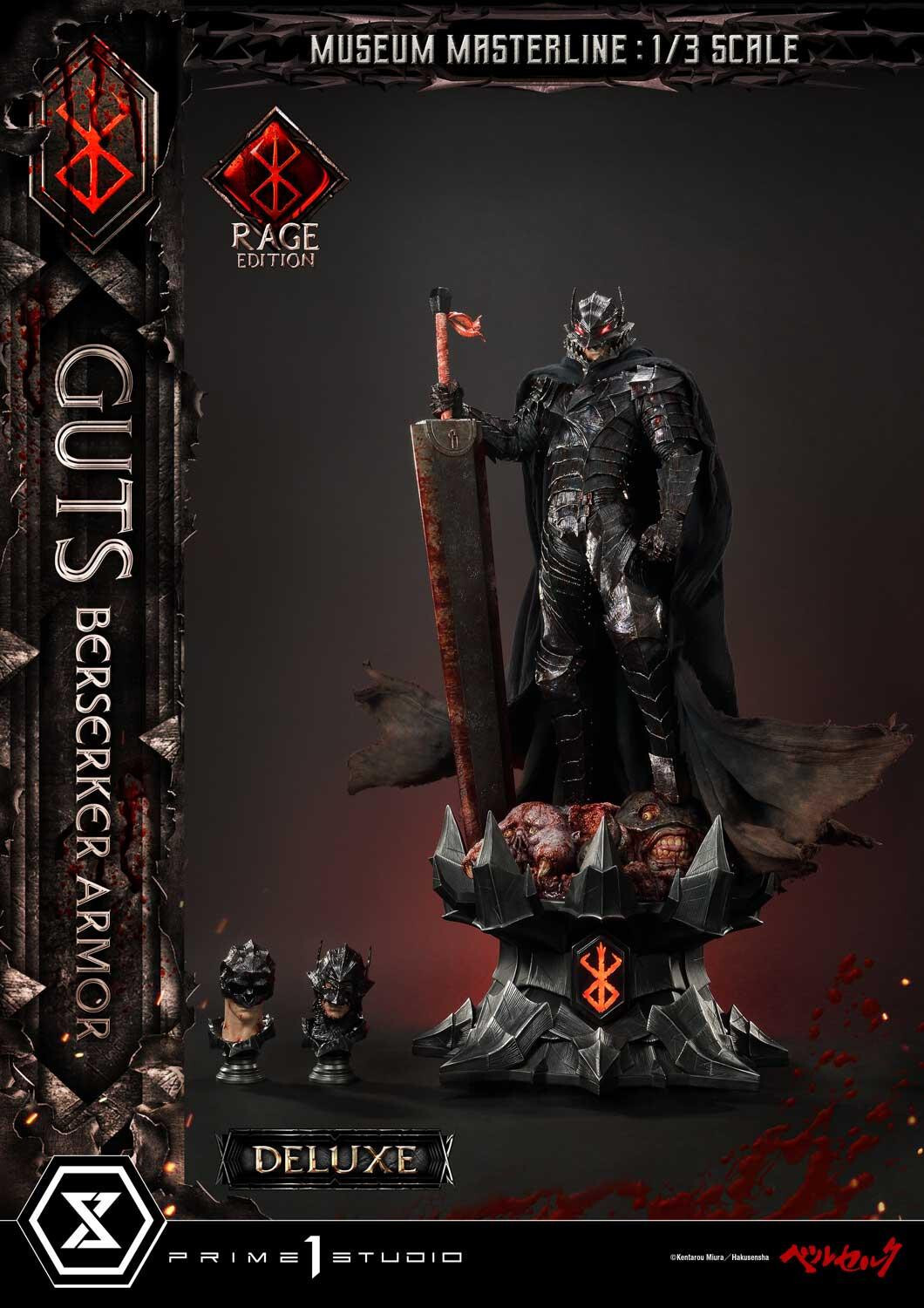 Berserk - Guts - Museum Masterline Series (MMBR-03DXS) - 1/3 - Berserker Armor, Rage Edition, DX Bonus Version (Prime 1 Studio) photo 44