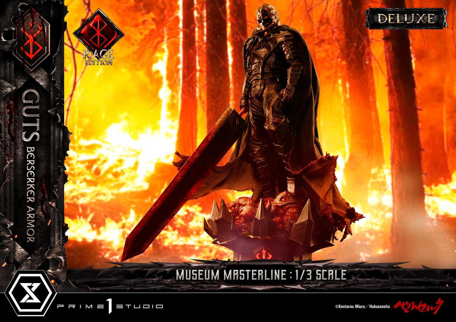 Berserk - Guts - Museum Masterline Series (MMBR-03DXS) - 1/3 - Berserker Armor, Rage Edition, DX Bonus Version (Prime 1 Studio) photo 47