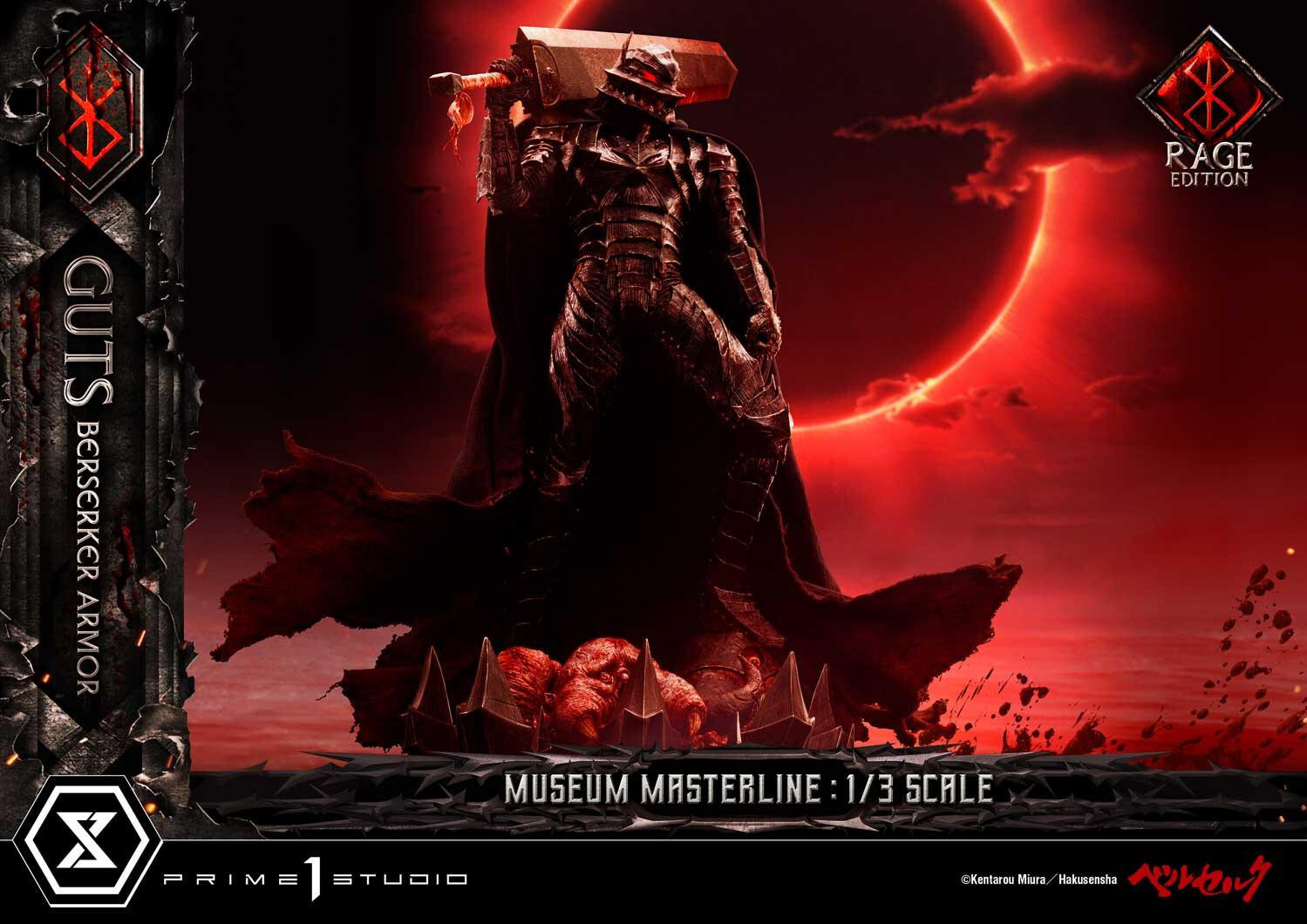 Berserk - Guts - Museum Masterline Series (MMBR-03DXS) - 1/3 - Berserker Armor, Rage Edition, DX Bonus Version (Prime 1 Studio) photo 57