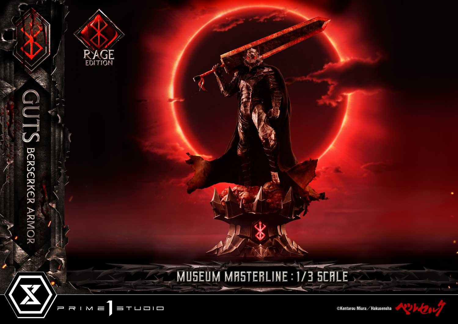Berserk - Guts - Museum Masterline Series (MMBR-03DXS) - 1/3 - Berserker Armor, Rage Edition, DX Bonus Version (Prime 1 Studio) photo 59