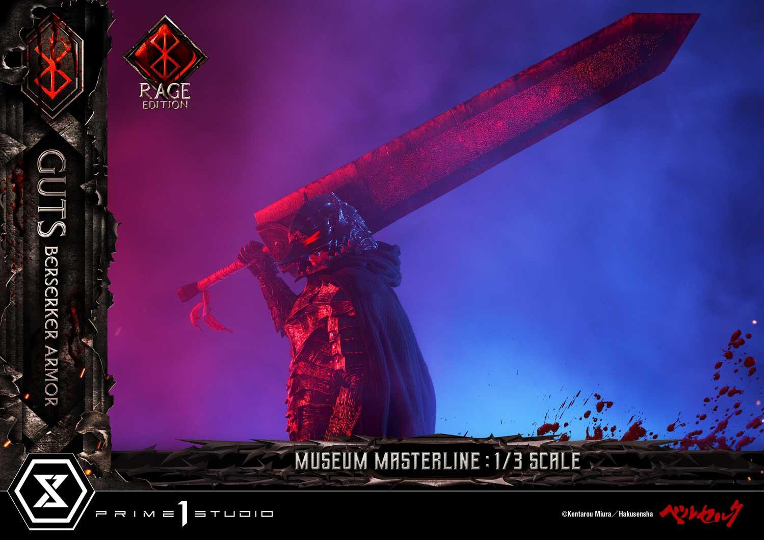 Berserk - Guts - Museum Masterline Series (MMBR-03DXS) - 1/3 - Berserker Armor, Rage Edition, DX Bonus Version (Prime 1 Studio) photo 64