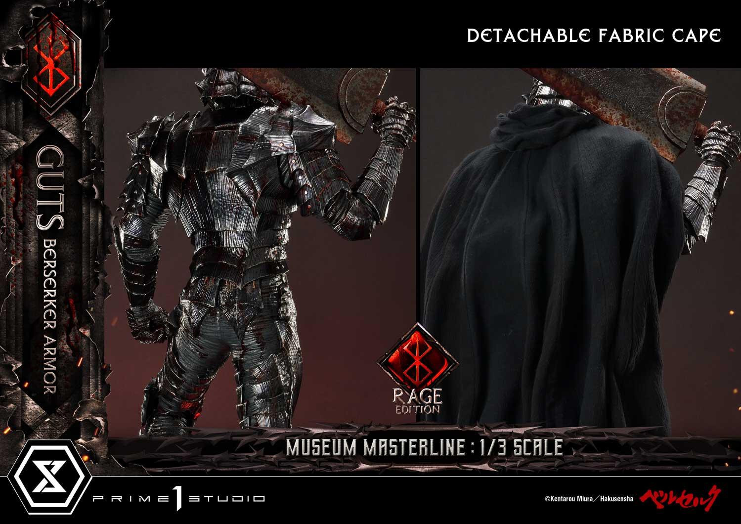 Berserk - Guts - Museum Masterline Series (MMBR-03DXS) - 1/3 - Berserker Armor, Rage Edition, DX Bonus Version (Prime 1 Studio) photo 77