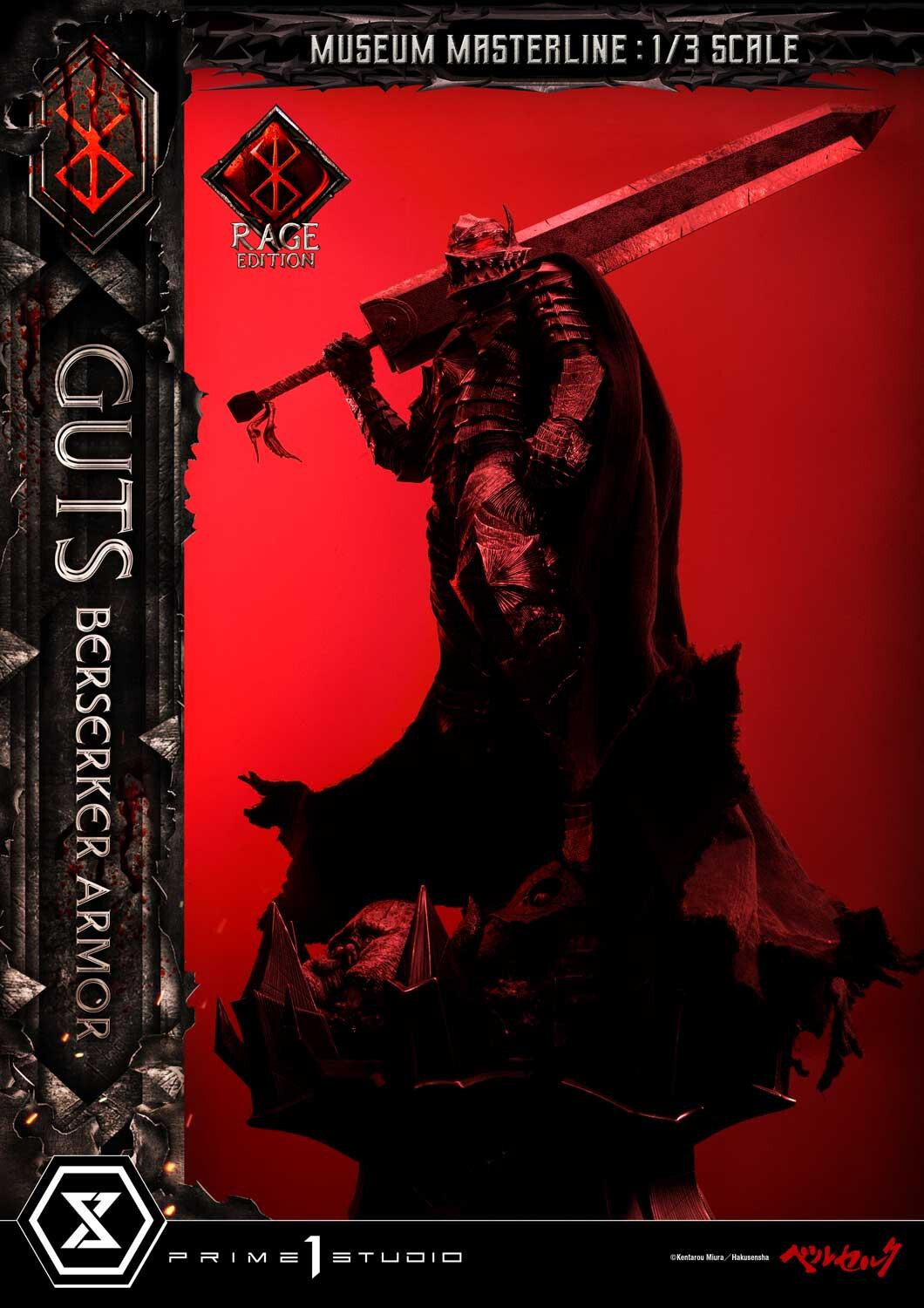 Berserk - Guts - Museum Masterline Series (MMBR-03DXS) - 1/3 - Berserker Armor, Rage Edition, DX Bonus Version (Prime 1 Studio) photo 81